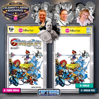PREORDER | THUNDERCATS #3: VARIANT EXCLUSIVE BY JOHN HEBERT | ORIGINAL CAST ULTIMATE BUNDLE | CGC 9.6+ YELLOW LABEL