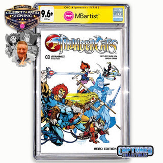 PREORDER | THUNDERCATS #3: VARIANT EXCLUSIVE BY JOHN HEBERT | LION-O SIGNATURE | CGC 9.6+ YELLOW LABEL