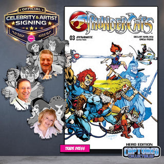 PREORDER | THUNDERCATS #3: VARIANT EXCLUSIVE BY JOHN HEBERT | ORIGINAL CAST SIGNATURE