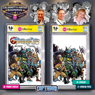 PREORDER | THUNDERCATS #4: VARIANT EXCLUSIVE BY JOHN HEBERT | ORIGINAL CAST SIGNATURE | CGC 9.6+ YELLOW LABEL