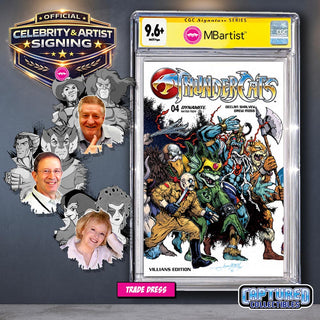 PREORDER | THUNDERCATS #4: VARIANT EXCLUSIVE BY JOHN HEBERT | ORIGINAL CAST SIGNATURE | CGC 9.6+ YELLOW LABEL