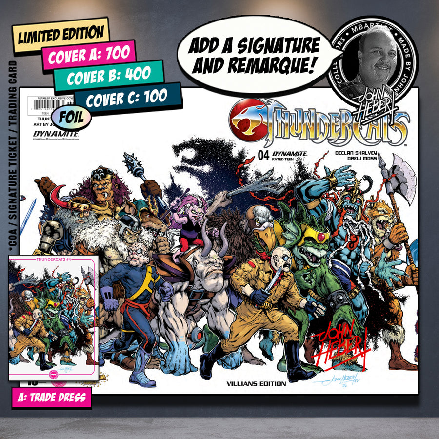 COMIC BOOK | THUNDERCATS #4: VARIANT EXCLUSIVE by John Hebert – MBartist