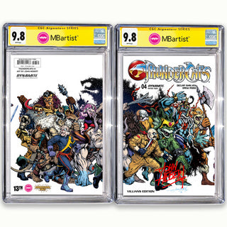 COMIC BOOK, PREORDER | THUNDERCATS #4: EXCLUSIVE VARIANT by John Hebert | CGC 9.6+ YELLOW LABEL