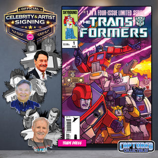 PREORDER | TRANSFORMERS #1, 40TH ANNIVERSARY EDITION BY STEVEN AHOLA | AUTOBOT TEAM-UP SIGNATURE