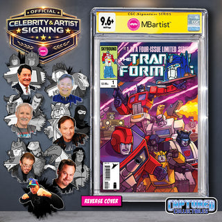 PREORDER | TRANSFORMERS #1, 40TH ANNIVERSARY EDITION BY STEVEN AHOLA | ORIGINAL CAST ULTIMATE BUNDLE | CGC 9.6+ YELLOW LABEL