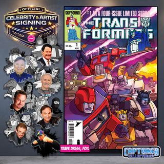 PREORDER | TRANSFORMERS #1, 40TH ANNIVERSARY EDITION BY STEVEN AHOLA | ORIGINAL CAST ULTIMATE BUNDLE