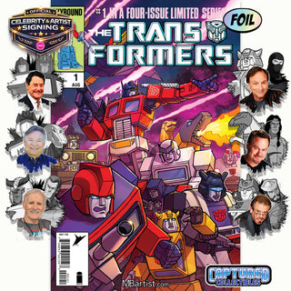 PREORDER | TRANSFORMERS #1, 40TH ANNIVERSARY EDITION BY STEVEN AHOLA | ORIGINAL CAST SIGNATURE