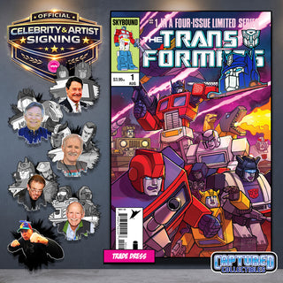 PREORDER | TRANSFORMERS #1, 40TH ANNIVERSARY EDITION BY STEVEN AHOLA | ORIGINAL CAST ULTIMATE BUNDLE