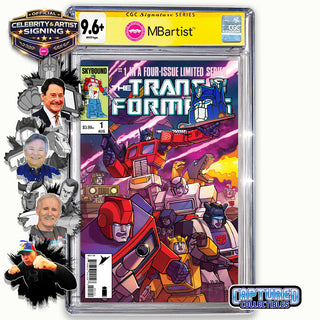 PREORDER | TRANSFORMERS #1, 40TH ANNIVERSARY EDITION BY STEVEN AHOLA | AUTOBOT ULTIMATE BUNDLE | CGC 9.6+ YELLOW LABEL
