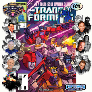 PREORDER | TRANSFORMERS #1, 40TH ANNIVERSARY EDITION BY STEVEN AHOLA | ORIGINAL CAST ULTIMATE BUNDLE