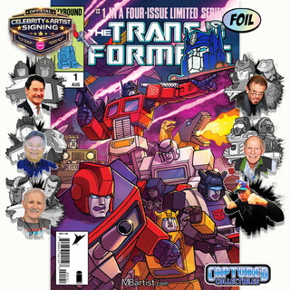 PREORDER | TRANSFORMERS #1, 40TH ANNIVERSARY EDITION BY STEVEN AHOLA | ORIGINAL CAST ULTIMATE BUNDLE