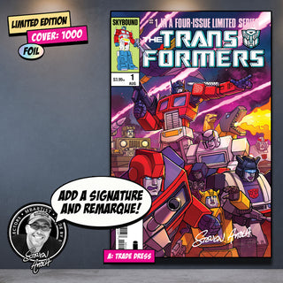 COMIC BOOK | TRANSFORMERS #1, 40TH ANNIVERSARY EDITION by Steven Ahola