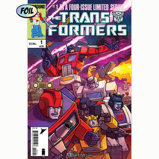 COMIC BOOK | TRANSFORMERS #1: EXCLUSIVE VARIANT by Steven Ahola | SET OF 2