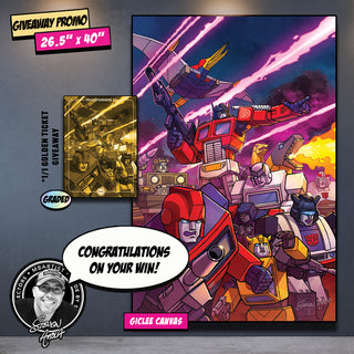 COLLECTOR BOX | TRANSFORMERS #1: 40th ANNIVERSARY by Steven Ahola | GOLDEN TICKET CLAIM