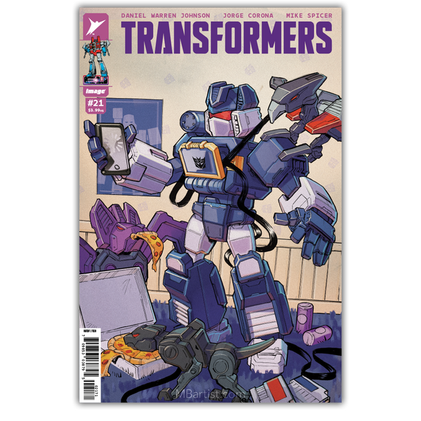 COMIC BOOK | TRANSFORMERS #21: VARIANT EXCLUSIVE by Len Nicholas