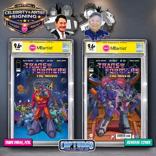 PREORDER | TRANSFORMERS THE MOVIE #1: VARIANT EXCLUSIVE BY STEVEN AHOLA | PRIME VS MEGATRON SIGNATURE | CGC 9.6+ YELLOW LABEL