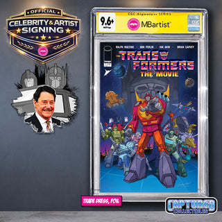 PREORDER | TRANSFORMERS THE MOVIE #1: VARIANT EXCLUSIVE BY STEVEN AHOLA | OPTIMUS PRIME SIGNATURE | CGC 9.6+ YELLOW LABEL
