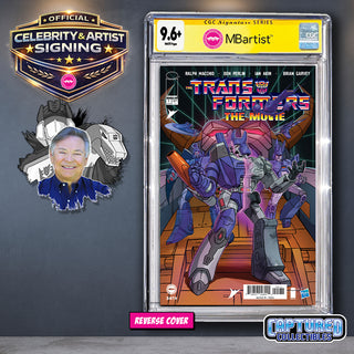 PREORDER | TRANSFORMERS THE MOVIE #1: VARIANT EXCLUSIVE BY STEVEN AHOLA | MEGATRON-GALVATRON SIGNATURE | CGC 9.6+ YELLOW LABEL