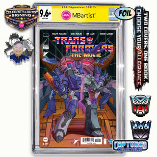 PREORDER | TRANSFORMERS THE MOVIE #1: VARIANT EXCLUSIVE BY STEVEN AHOLA | MEGATRON-GALVATRON SIGNATURE | CGC 9.6+ YELLOW LABEL
