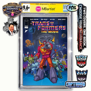 PREORDER | TRANSFORMERS THE MOVIE #1: VARIANT EXCLUSIVE BY STEVEN AHOLA | OPTIMUS PRIME SIGNATURE | CGC 9.6+ YELLOW LABEL