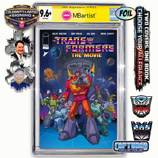 PREORDER | TRANSFORMERS THE MOVIE #1: VARIANT EXCLUSIVE BY STEVEN AHOLA | PRIME VS MEGATRON SIGNATURE | CGC 9.6+ YELLOW LABEL