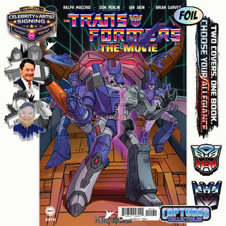PREORDER | TRANSFORMERS THE MOVIE #1: VARIANT EXCLUSIVE BY STEVEN AHOLA | PRIME VS MEGATRON SIGNATURE