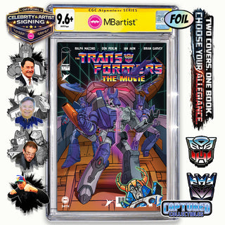PREORDER | TRANSFORMERS THE MOVIE #1: VARIANT EXCLUSIVE BY STEVEN AHOLA | ORIGINAL CAST ULTIMATE BUNDLE | CGC 9.6+ YELLOW LABEL