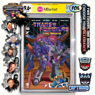 PREORDER | TRANSFORMERS THE MOVIE #1: VARIANT EXCLUSIVE BY STEVEN AHOLA | ORIGINAL CAST ULTIMATE BUNDLE | CGC 9.6+ YELLOW LABEL