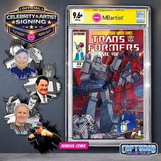 PREORDER | TRANSFORMERS THE MOVIE #3: VARIANT EXCLUSIVE BY STEVEN AHOLA | ORIGINAL CAST ULTIMATE BUNDLE | CGC 9.6+ YELLOW LABEL
