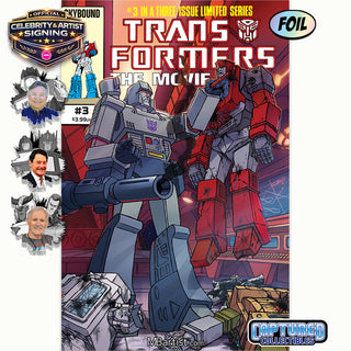 PREORDER | TRANSFORMERS THE MOVIE #3: VARIANT EXCLUSIVE BY STEVEN AHOLA | ORIGINAL CAST TEAM-UP