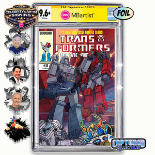 PREORDER | TRANSFORMERS THE MOVIE #3: VARIANT EXCLUSIVE BY STEVEN AHOLA | ORIGINAL CAST ULTIMATE BUNDLE | CGC 9.6+ YELLOW LABEL