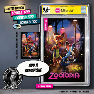 COMIC BOOK, PREORDER | ZOOTOPIA #1: VARIANT EXCLUSIVE by James C. Mulligan | CGC 9.6+ YELLOW LABEL