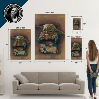 CANVAS | THE MANDALORIAN: BABY YODALOHA by James C. Mulligan