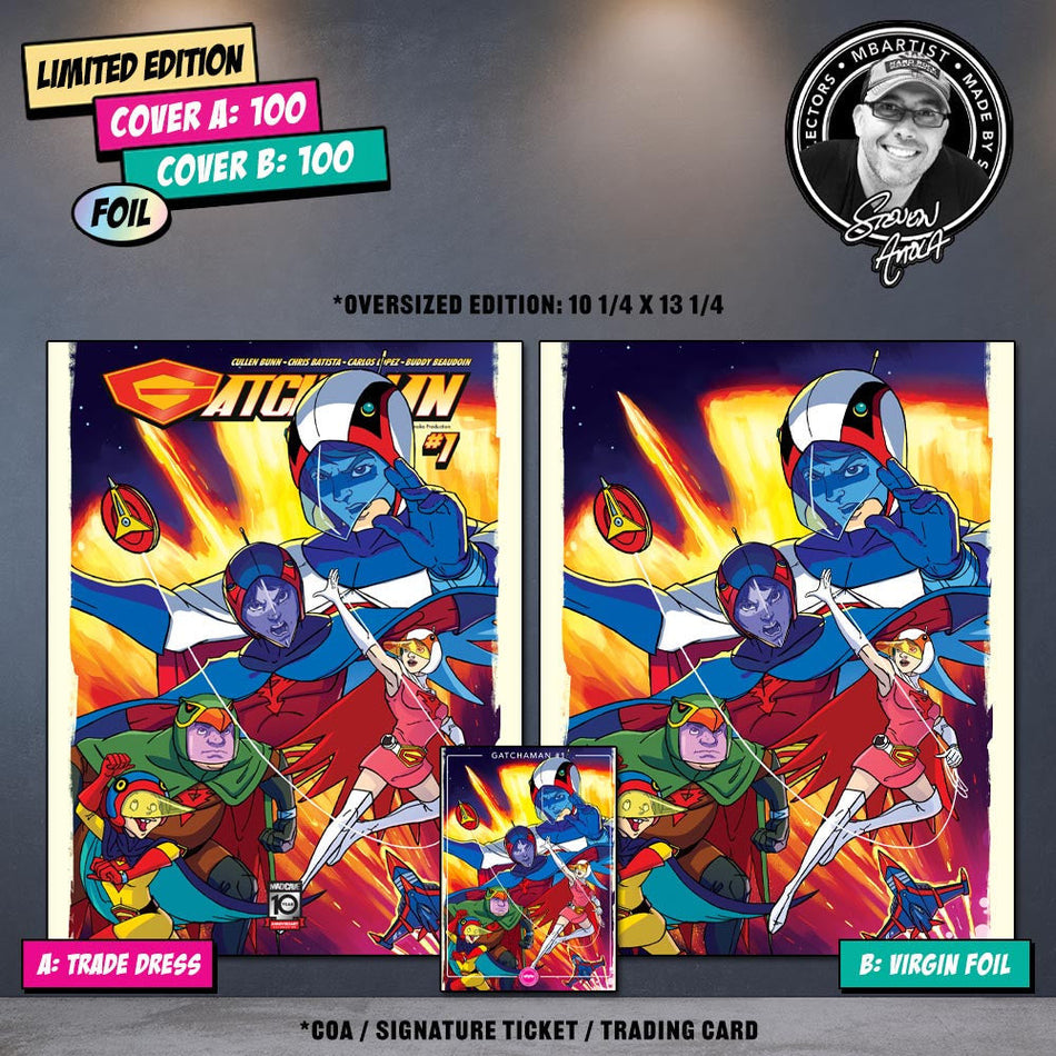COMIC BOOK | GATCHAMAN #1: TREASURY VARIANT by Steven Ahola – MBartist