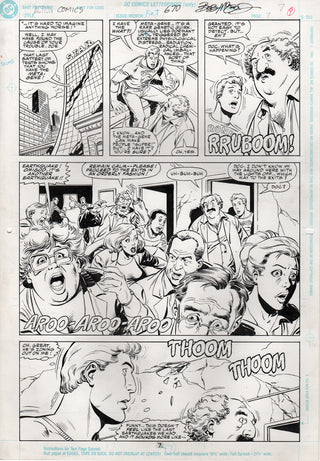 ACTION COMICS #670, PG.07, ORIGINAL ART by Bob McLeod