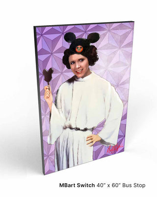 CANVAS | DISNEY STARLETS, CARRIE FISHER: A NEW DESSERT by James C. Mulligan