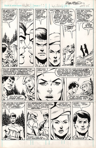 ORIGINAL ART | HULK #13, PG.25 by Bob McLeod