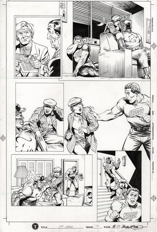 ORIGINAL ART | MR. HERO #2 PG.20 by Bob McLeod