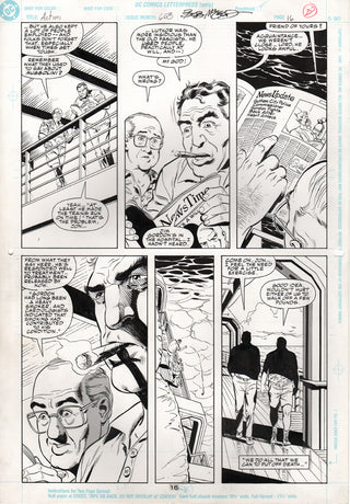 ACTION COMICS #668, PG.16, ORIGINAL ART by Bob McLeod