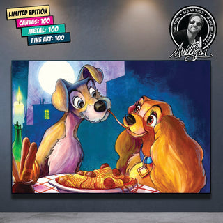 PRINT | LADY AND THE TRAMP: PAWGETTI by James C. Mulligan