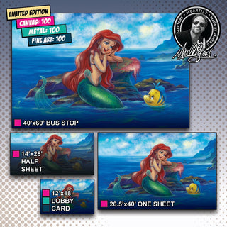 CANVAS | THE LITTLE MERMAID: OUT OF THESE WATERS by James C. Mulligan