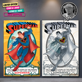 COMIC BOOK | SUPERMAN #1 FACSIMILE: EXCLUSIVE VARIANT by Pablo Villalobos