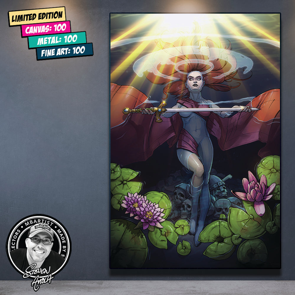 PRINT | THE LADY OF THE LAKE: EXCALIBUR ENCHANTRESS by Steven Ahola ...