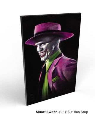 CANVAS | THE MASK / JOKER MASH-UP by James C. Mulligan