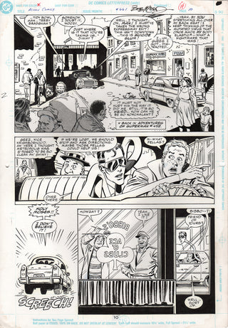 ACTION COMICS #661, PG.10, ORIGINAL ART by Bob McLeod