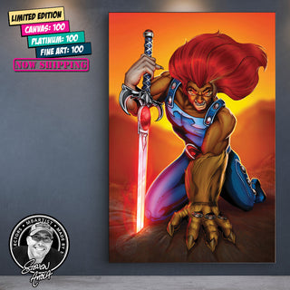 PRINT | THUNDERCATS: LION-O by Steven Ahola