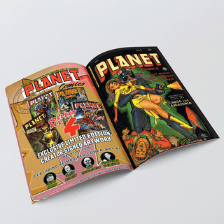 PLANET COMICS #70 PARTIAL FACSIMILE: Golden Age Tribute by Jaime Coker