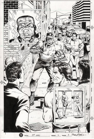 ORIGINAL ART | MR. HERO #2 PG.05 by Bob McLeod