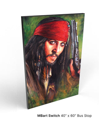 CANVAS | PIRATES OF THE CARIBBEAN: CAPTAIN JACK SPARROW by James C. Mulligan